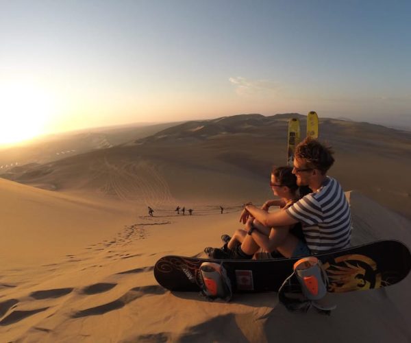 From Ica: Sandboarding in the desert at sunset and Picnic – Ica, Peru