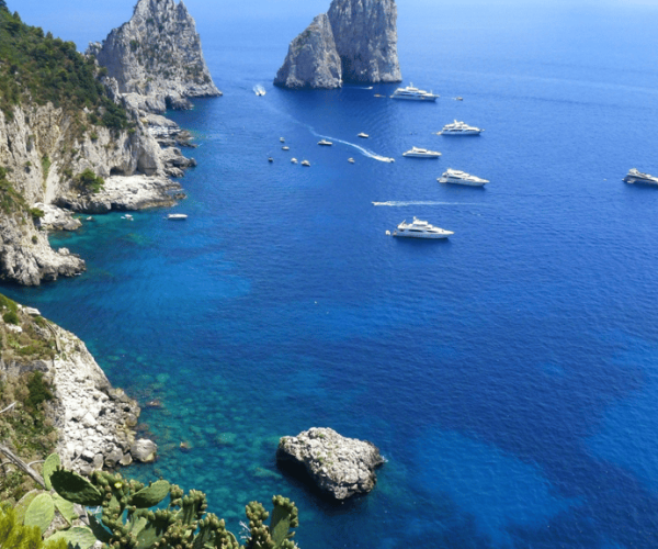 From Naples: Capri Boat Tour with Island Stop and Snorkeling – Naples, Italy