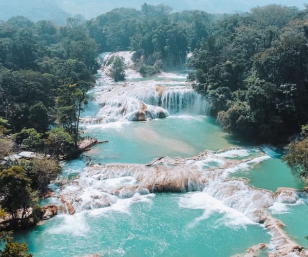 From Palenque: Ruins and waterfalls of Misol-ha & Agua Azul – Chiapas, Mexico