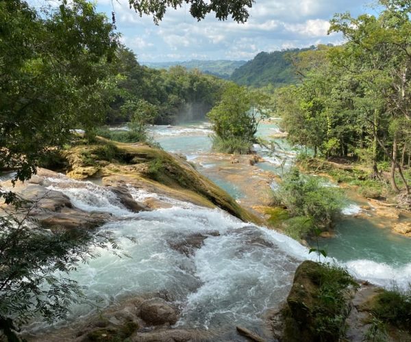 From Palenque: Waterfalls Misol-ha y Agua Azul. – Chiapas, Mexico