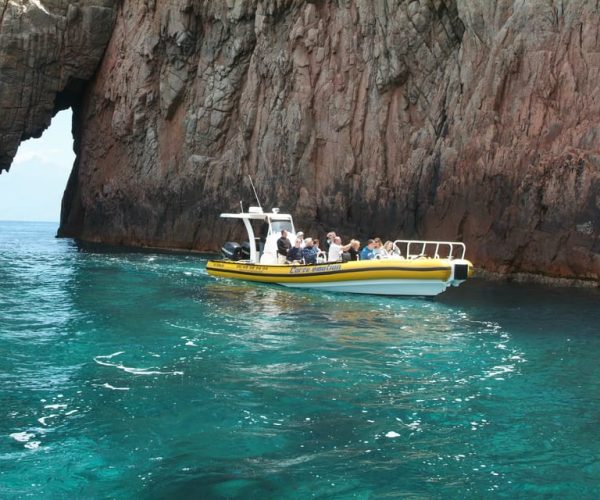 From Porto: Calanche de Piana and Capo Rosso Boat Tour – Corsica, France