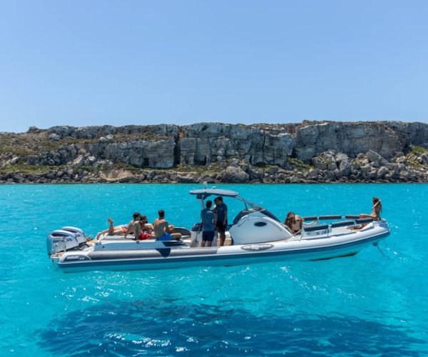 From Trapani: Egadi Islands Private Day Tour by Maxi Rib – Sicily, Italy