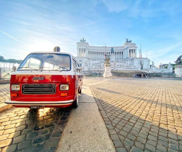 Highlights of Rome and Aperitif in a Fiat Vintage Van – Rome, Italy