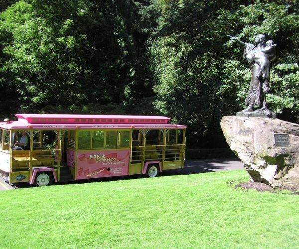 Hop-On Hop-Off Gray Line Pink Trolley Tour – 1 Day Ticket – Portland, Oregon