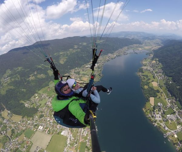 Kärnten/Ossiachersee: Paragleiten ” Thermikflug” – Carinthia, Austria