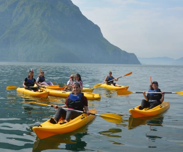 Lake Iseo: Baia del Bogn Kayak Tour – Lombardy, Italy