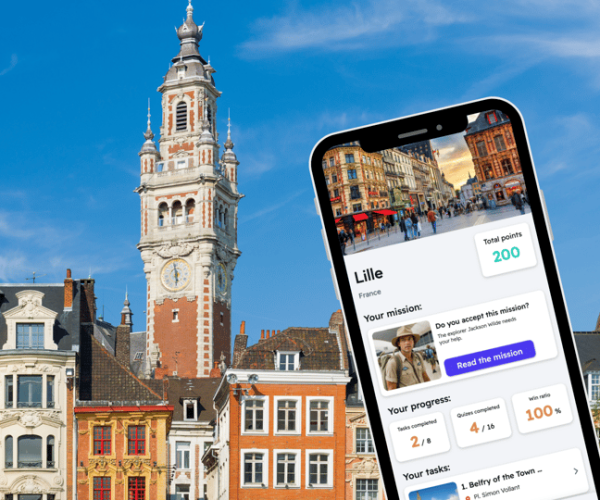 Lille: City Exploration Game and Tour on your Phone – Hauts-de-France, France