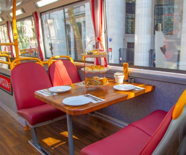 London: Afternoon Tea Bus with a Glass of Prosecco – London, United Kingdom