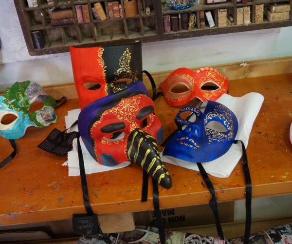 Magic Mask Decoration Class in St. Mark’s Square – Veneto, Italy