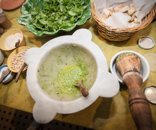 Manarola: Pesto Making Class with Tasting and Wine – Liguria, Italy