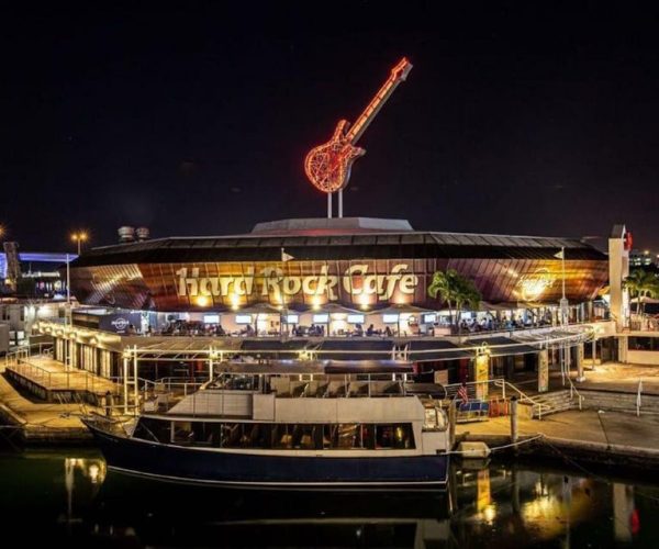 Meal at Hard Rock Cafe Miami at Biscayne Marketplace – Miami, Florida