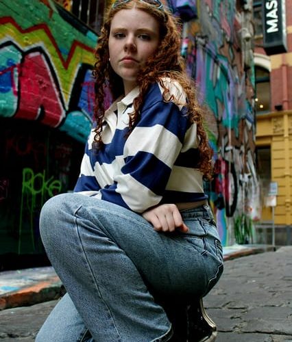 Melbourne: street-style photoshoot at Hosier Lane – Melbourne, Australia