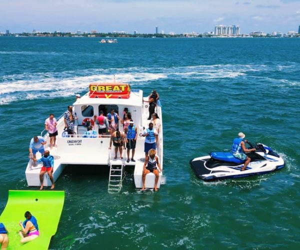 Miami: Catamaran Cruise with Water Sports Package and Party – Miami, Florida