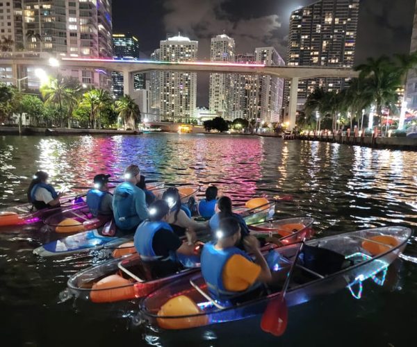 Miami: Guided LED-Lit Kayak Night Tour with Drinks – Miami, Florida