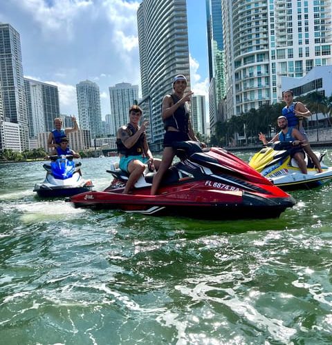 Miami: Jet Ski Adventure with Complimentary Speed Boat Ride – Miami, Florida