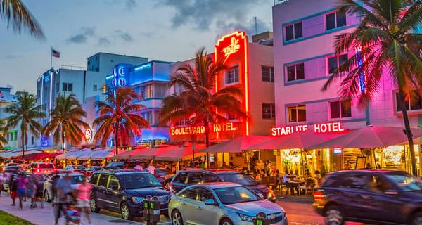 Miami: Sightseeing Open-Top Night Bus Tour with Live Guide – Miami, Florida