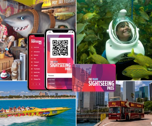 Miami/Fort Lauderdale: Sightseeing Pass for 35+ Attractions – Miami, Florida