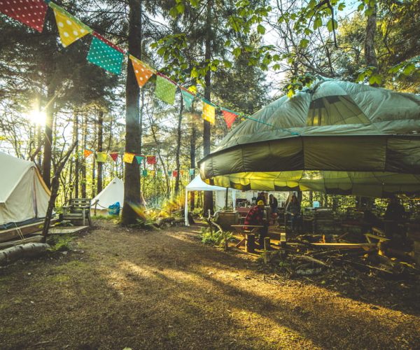 Newquay: Surf, Yoga & Woodland Wild Camp – South West England, United Kingdom