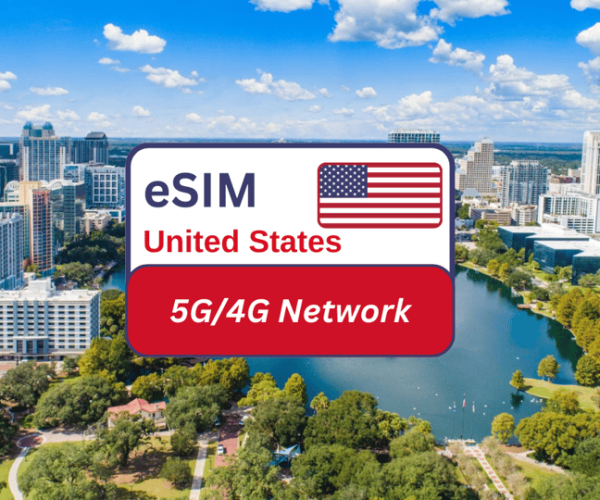 Orlando: United States eSIM Data Plan for Travelers – Orlando, Florida