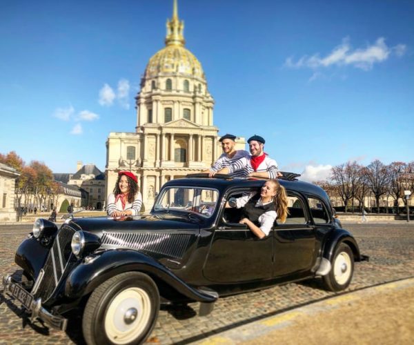 Paris: City Tour by Luxury Panoramic Open-Top French Car – Paris, France