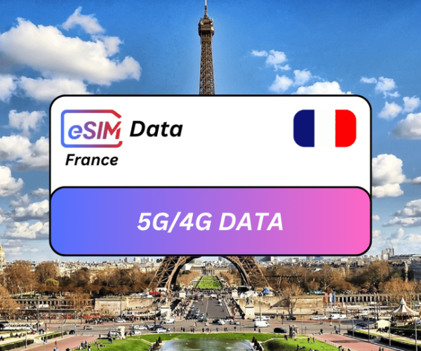 Paris: France eSIM Roaming Data Plan for Travelers – Paris, France