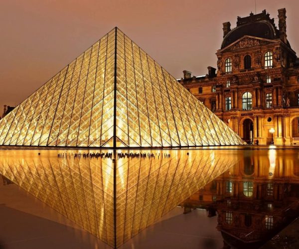 Paris – Louvre Pyramid : The Digital Audio Guide – Paris, France