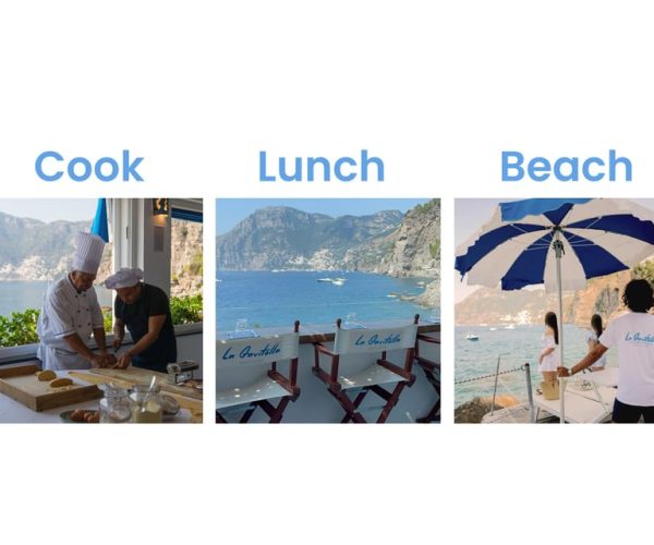 Pasta & Tiramisù: Cook, Lunch & Beach Day in Amalfi Coast! – Amalfi, Italy