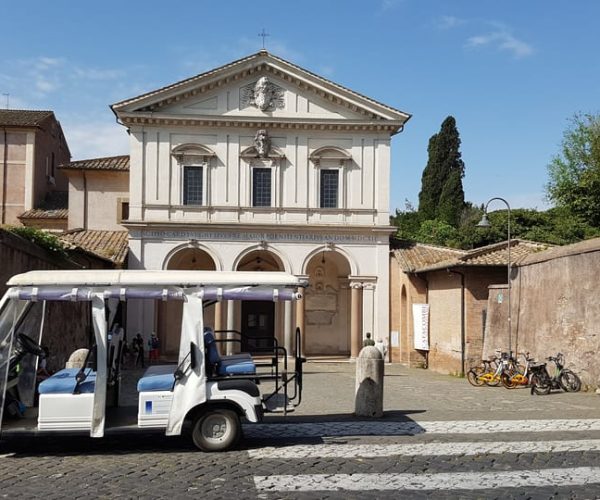 Rome: Appian Way Private Tour by Golf Cart -Official Partner – Rome, Italy