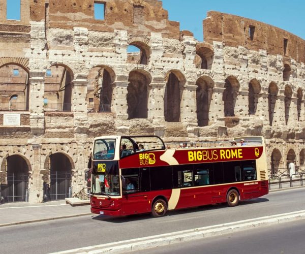 Rome: Big Bus Hop-On Hop-Off Sighseeing Tour with Audioguide – Rome, Italy