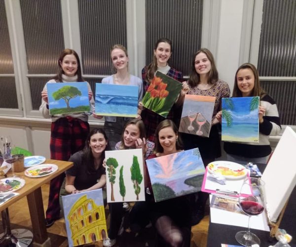 Rome | Paint & Sip in Piazza Navona – Rome, Italy