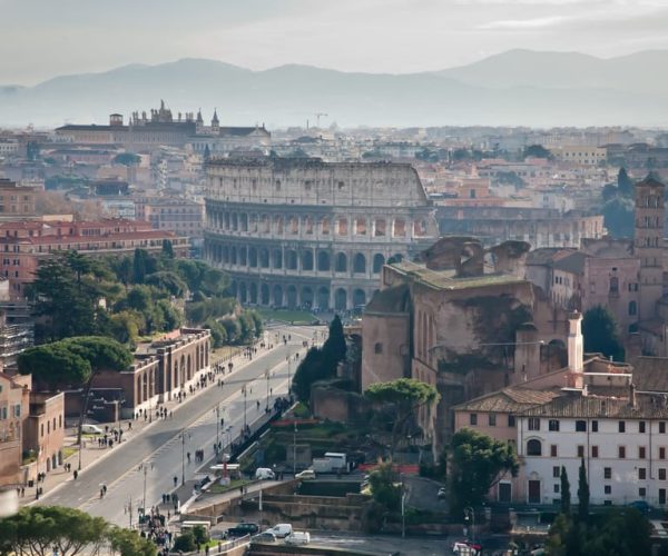 Rome: Panoramic Glass Elevator Ticket with Audio App – Rome, Italy