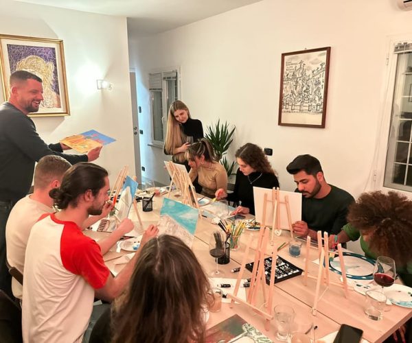 Rome: Small-Group Art Class with Wine – Rome, Italy