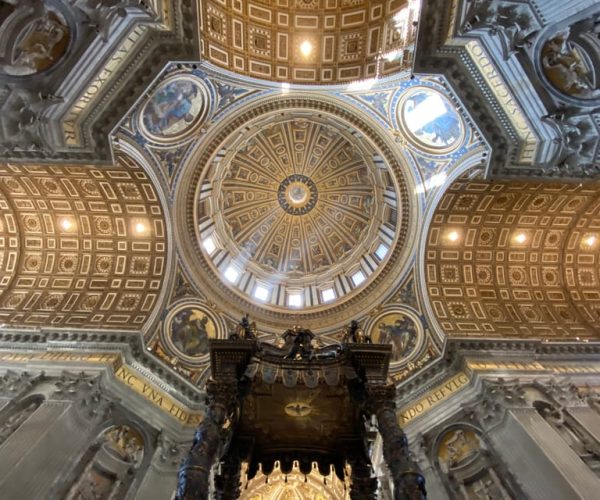 Rome: St. Peters’ Basilica and the German Cemetery in German – Rome, Italy