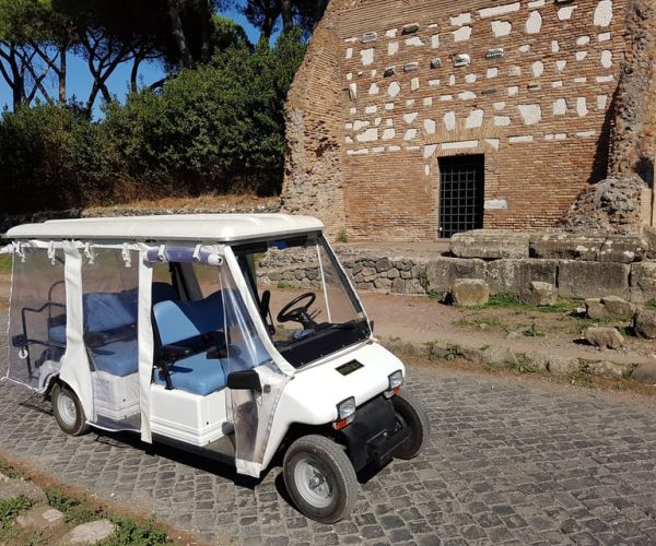 Rome:Appian Way Golf Cart with Driver – Official Provider – Rome, Italy