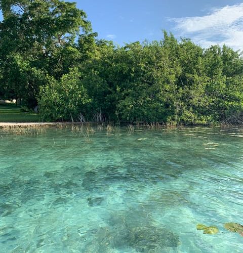 Sailboat tour in the seven colors lagoon of Bacalar – Quintana Roo, Mexico