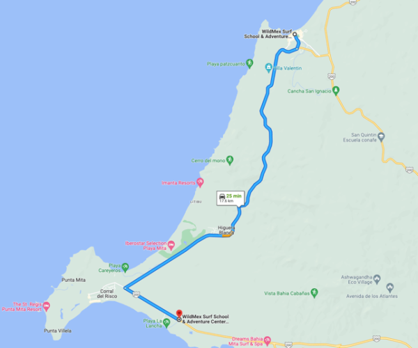 Surf Shuttle Roundtrip: Sayulita- La Lancha Beach – La Lancha Beach, Mexico