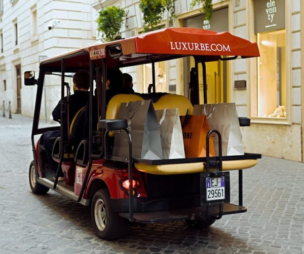 Tour of Rome in Golf Cart: 3H Shopping Tour – Rome, Italy