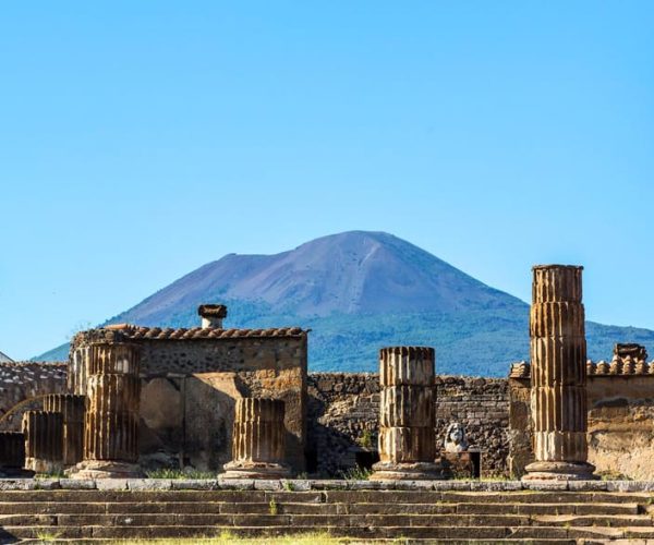 Transfer from Salerno to Rome area & Guided Pompeii – Pompei, Italy