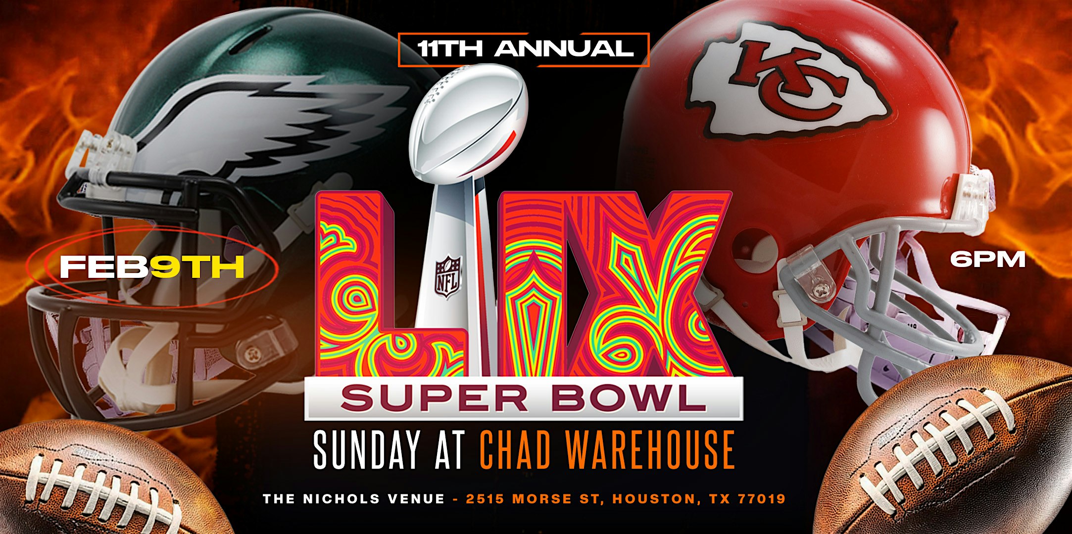 11th Annual Super Bowl Party – Houston, TX