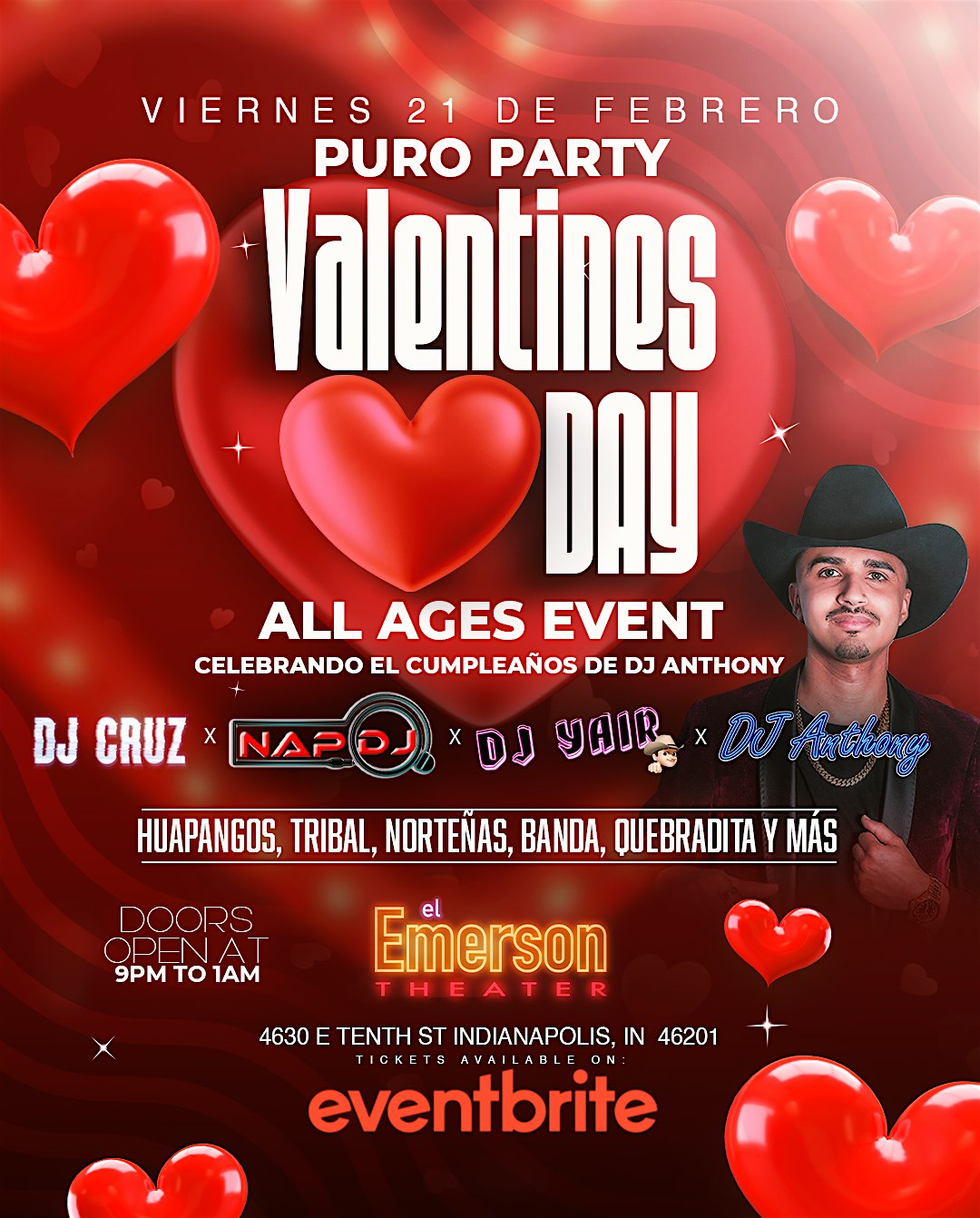 Puro Party | Valentines Day | All Ages Event – Indianapolis, IN