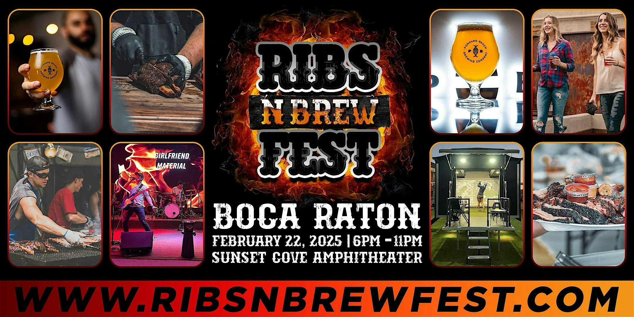 Ribs N Brew Fest 2025 – Boca Raton, FL