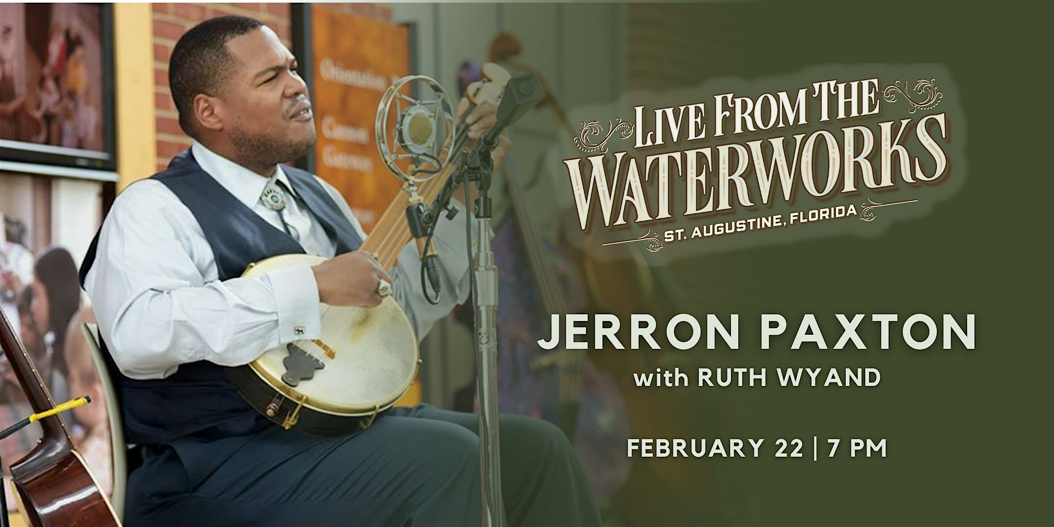 Jerron Paxton, Live From the Waterworks, St. Augustine – February 22, 2025 – St. Augustine, FL