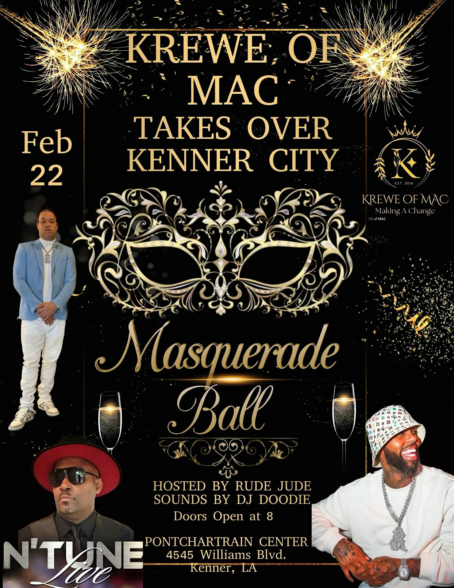 Krewe of M.A.C.’s 8th Annual Mardi Gras Ball – Kenner, LA