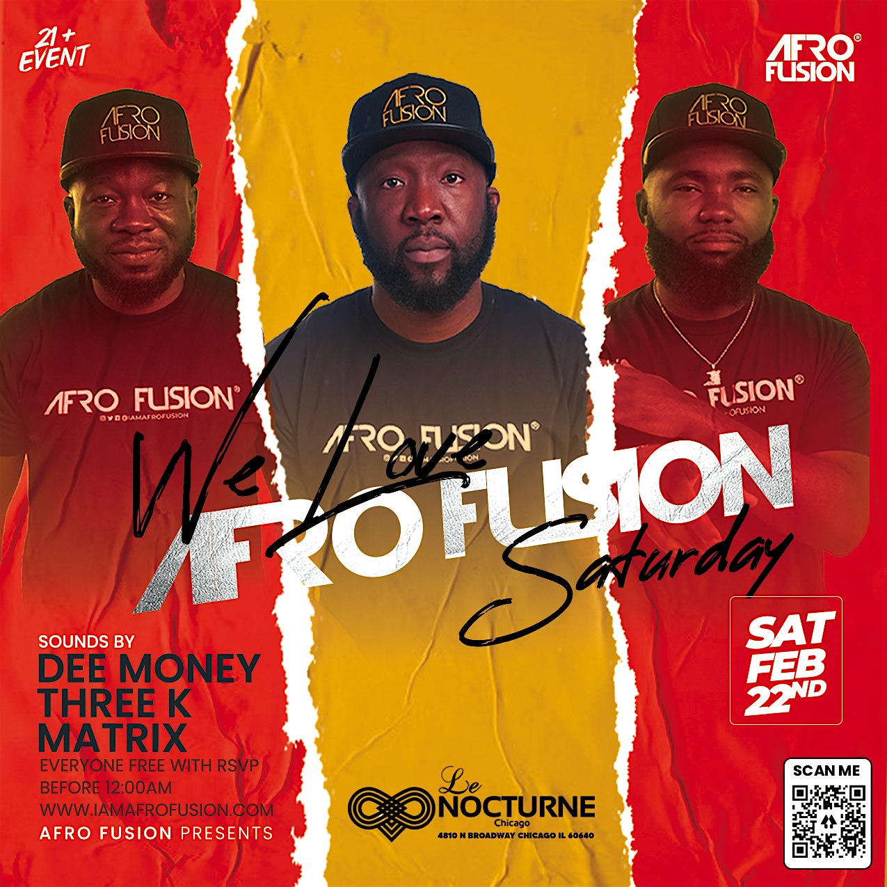 Afro Fusion Saturday : Afrobeats, Hiphop, Dancehall, Soca (Free Entry) – Chicago, IL