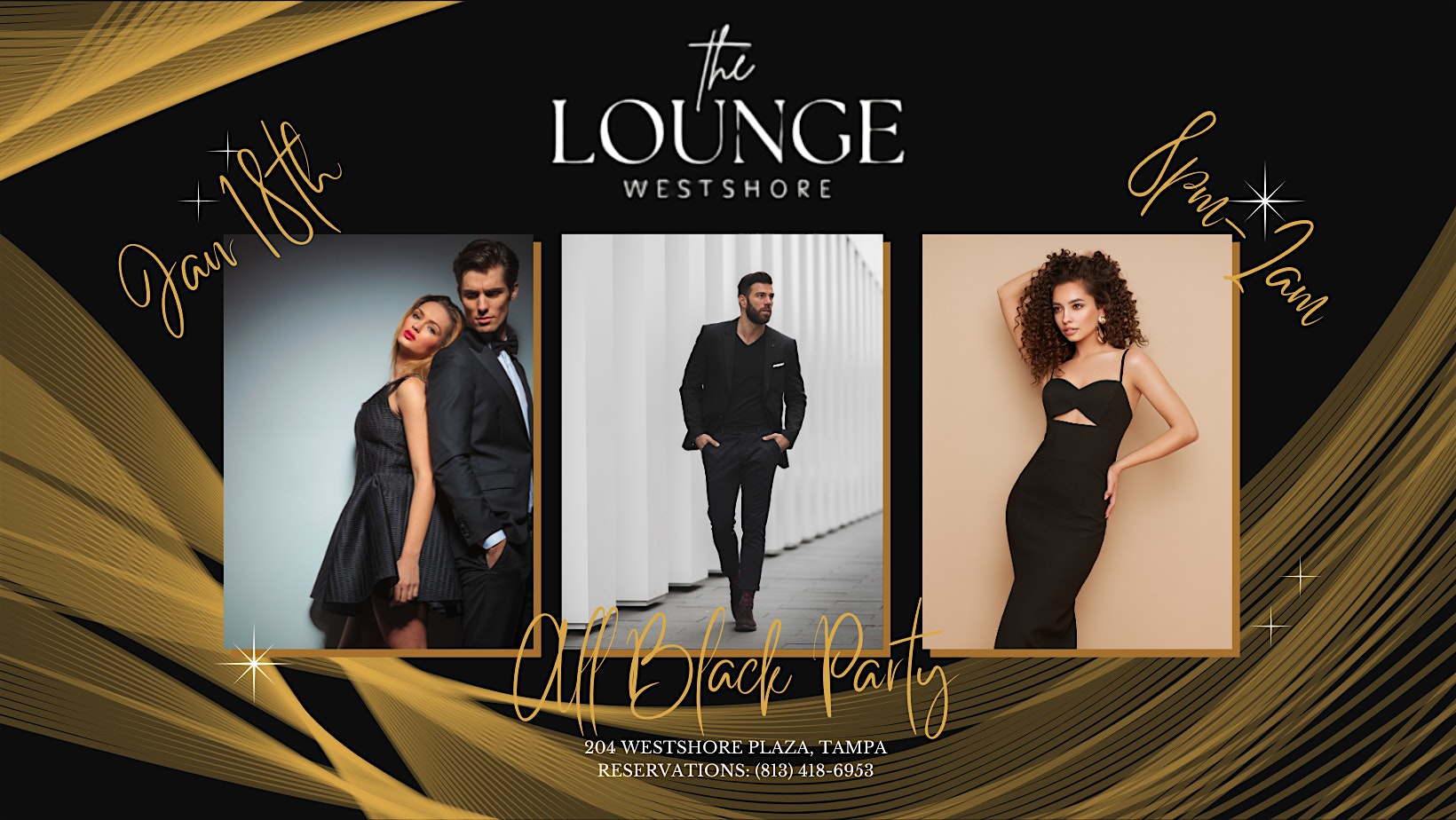 The Lounge at Westshore – All Black Latin Party! – Tampa, FL