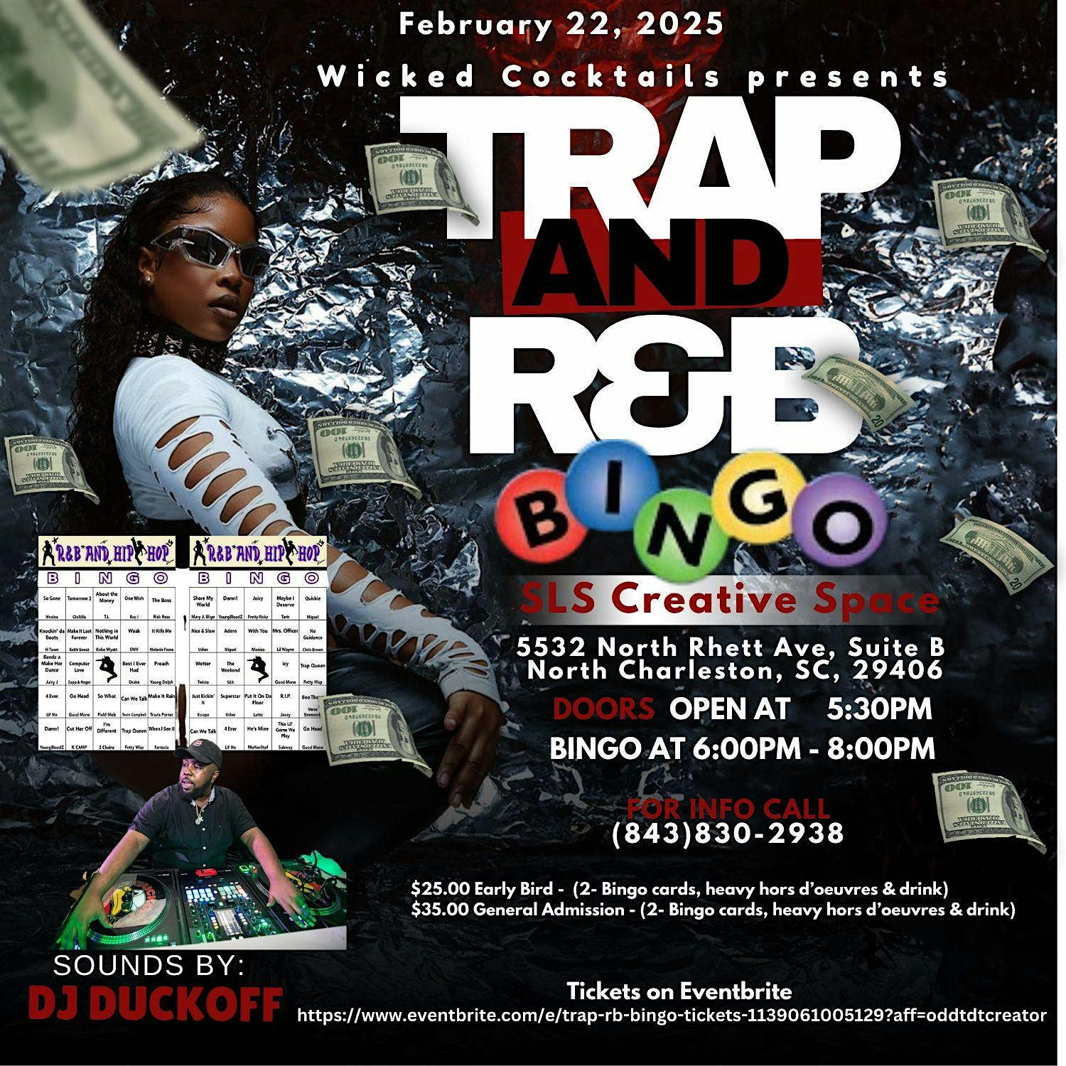 TRAP & R&B BINGO – North Charleston, SC