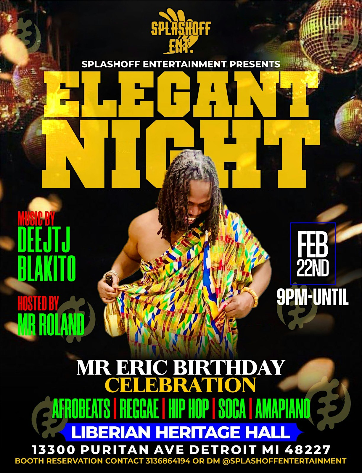 ELEGANT NIGHT Afrobeats Party – Detroit, MI