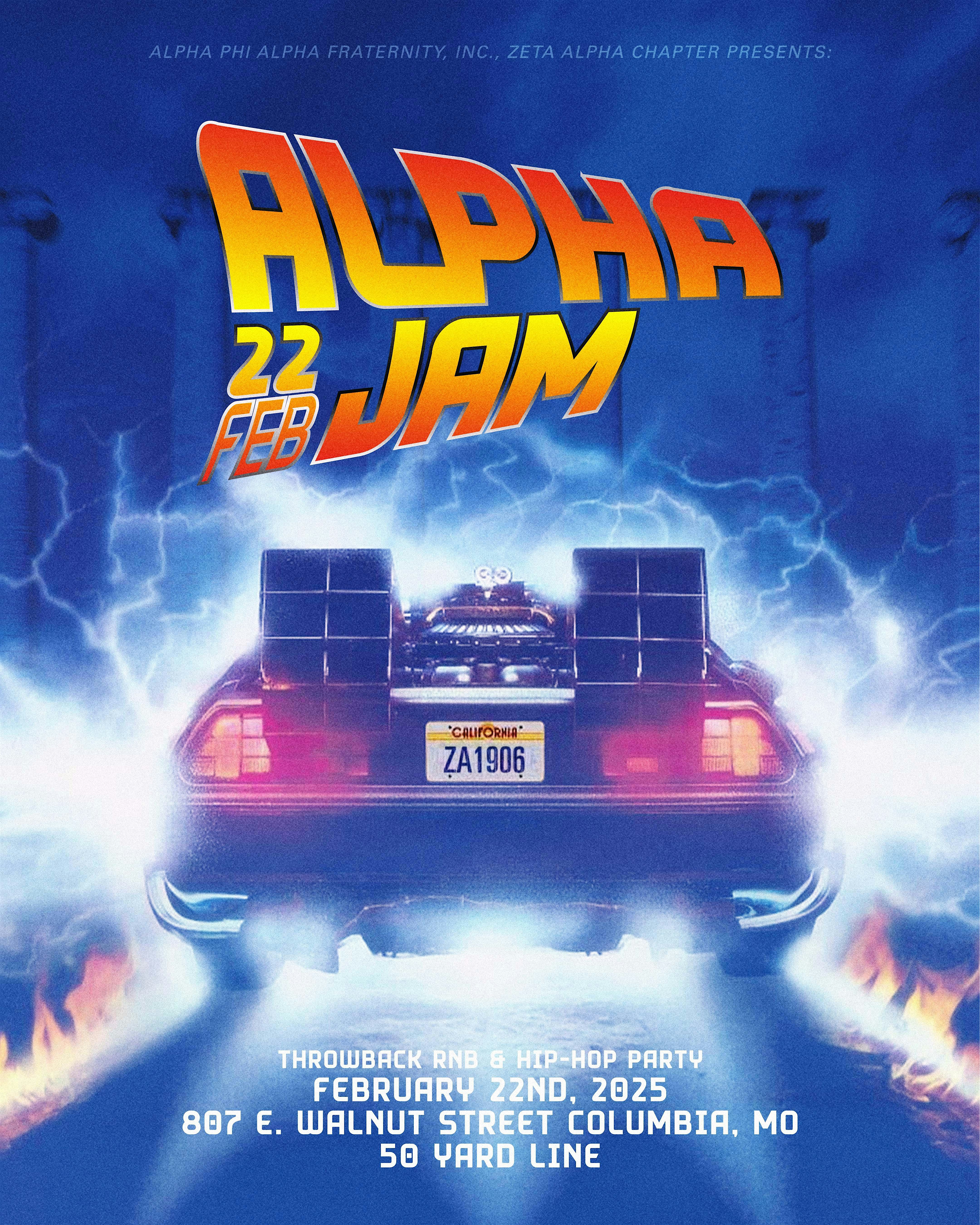 Alpha Jam 2025: Throwback RnB & Hip-Hop Party – Columbia, MO