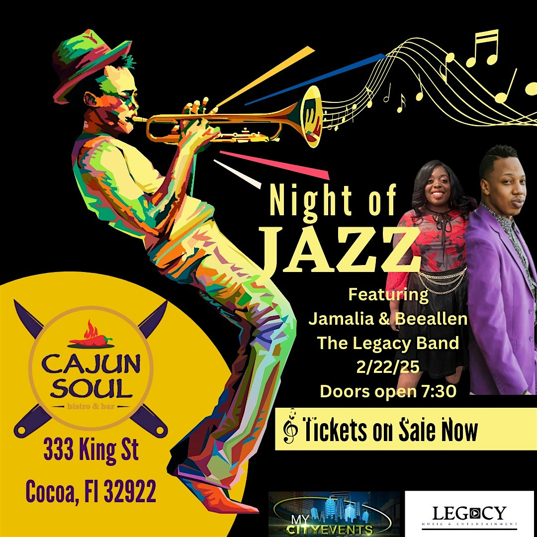 Night of Jazz Featuring BeeAllen & Jamalia The Legacy Band – Cocoa, FL