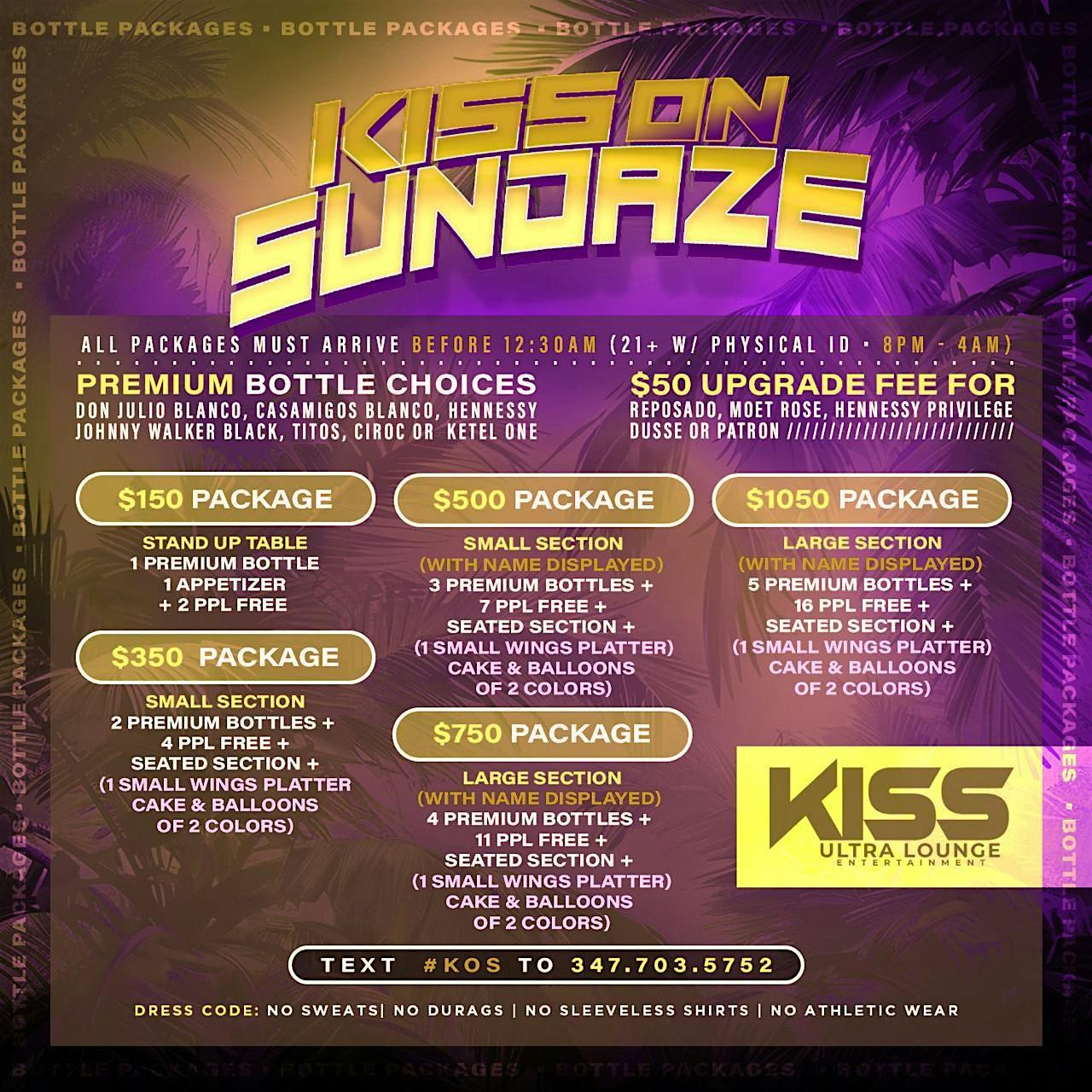 Vibes Sundaze at Kiss Lounge – Queens, NY